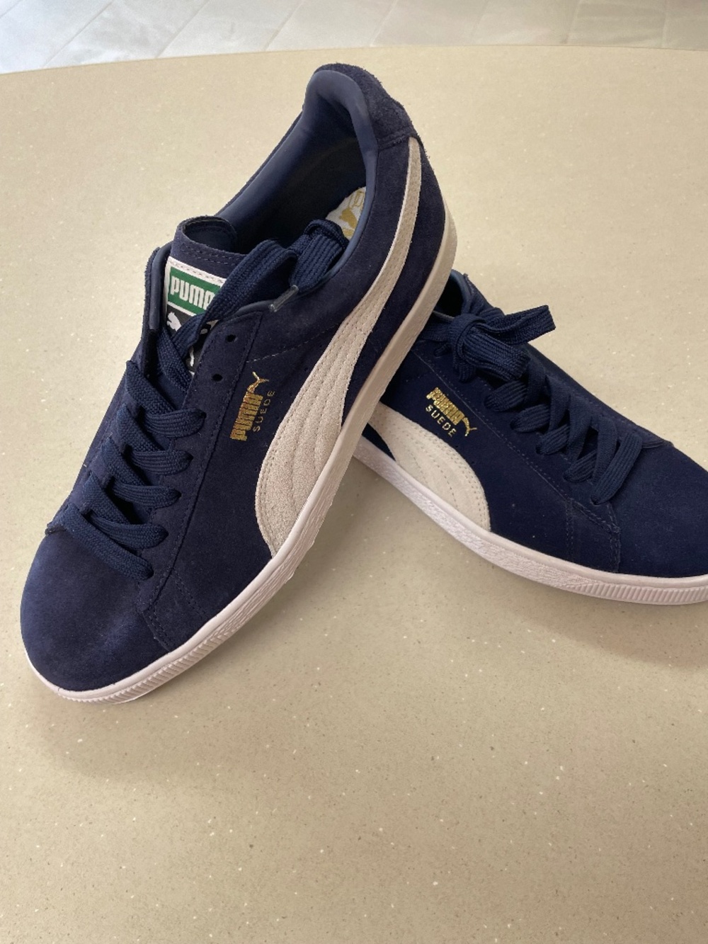 Mens PUMA Suede Classic XXI Athletic Shoe - Navy